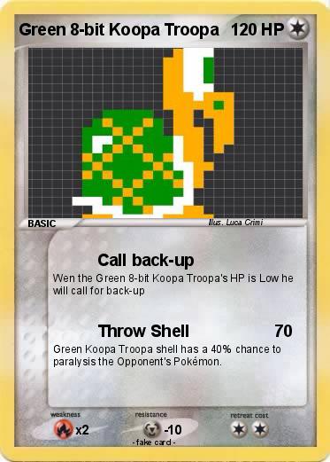 Pokemon Green 8-bit Koopa Troopa