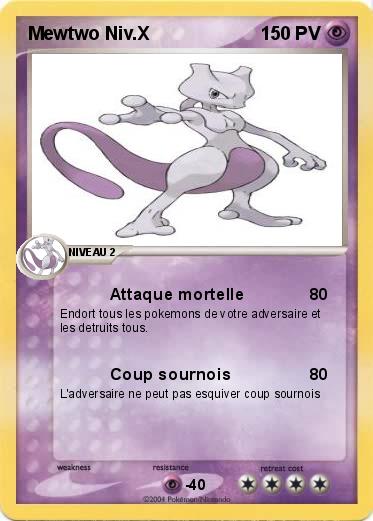 Pokemon Mewtwo Niv.X