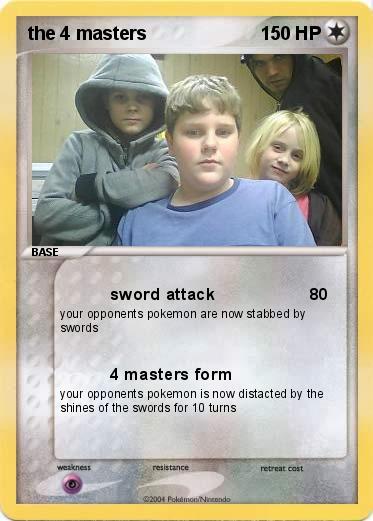 Pokemon the 4 masters