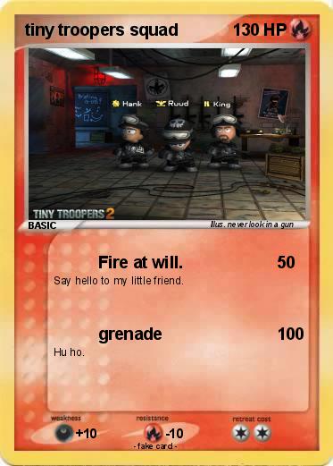 Pokemon tiny troopers squad