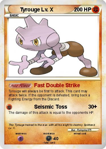 Pokemon Tyrouge Lv. X