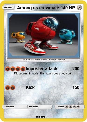 Pokemon Among us crewmate