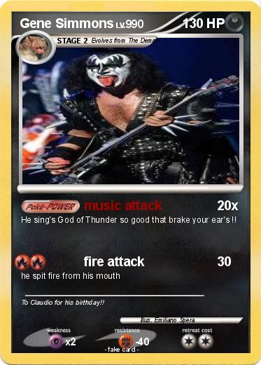 Pokemon Gene Simmons