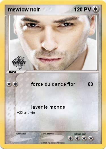 Pokemon mewtow noir