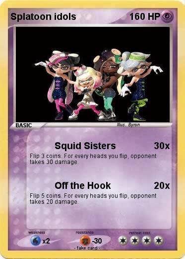 Pokemon Splatoon idols