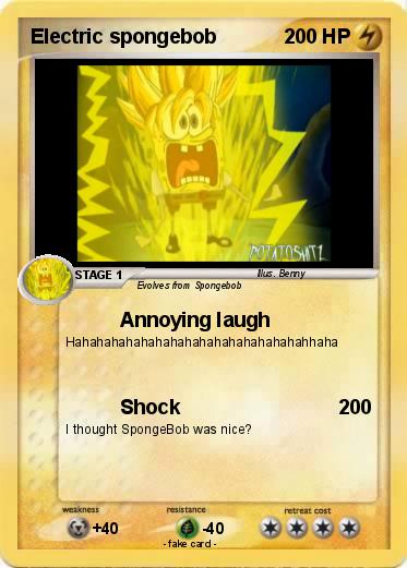 Pokemon Electric spongebob