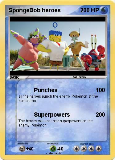 Pokemon SpongeBob heroes