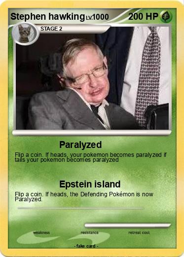 Pokemon Stephen hawking