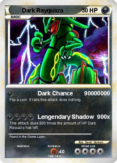 Pokemon Dark Rayquaza