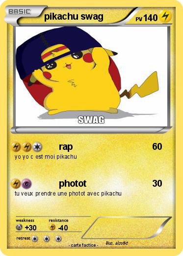 Pokemon pikachu swag
