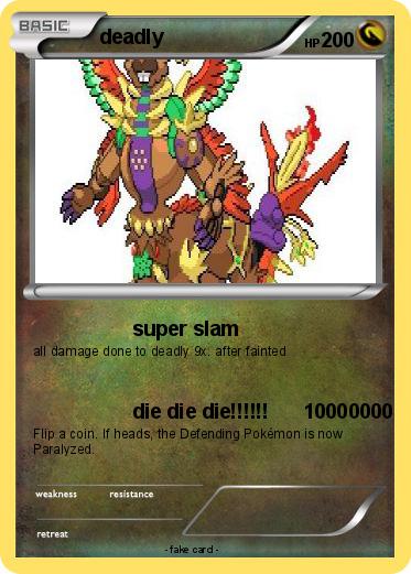 Pokemon deadly
