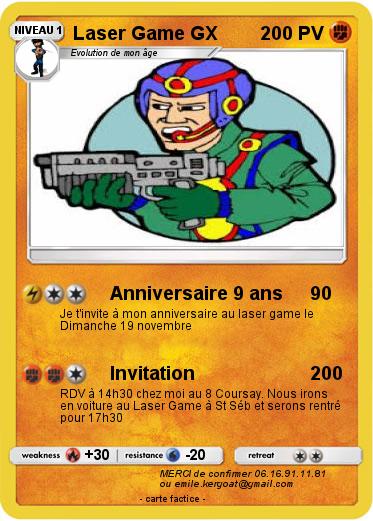 Pokemon Laser Game GX
