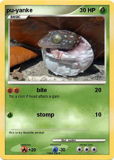 Pokemon pu-yanke