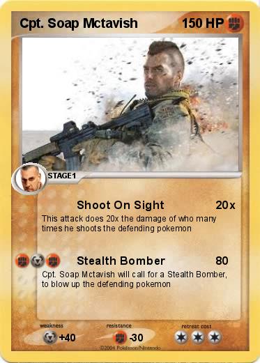 Pokemon Cpt. Soap Mctavish