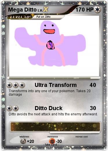 Pokemon Mega Ditto