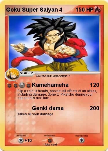 Pokemon Goku Super Saiyan 4