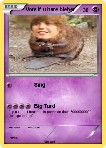 Pokemon Vote if u hate bieber