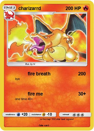 Pokemon charizarrd