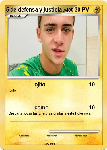 Pokemon 5 de defensa y justicia