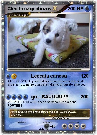 Pokemon Cleo la cagnolina
