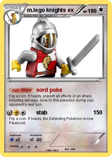 Pokemon m.lego knights ex