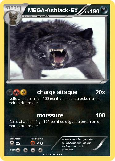 Pokemon MEGA-Asblack-EX