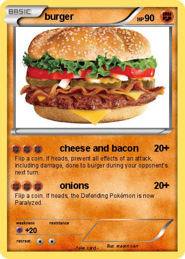 Pokemon burger
