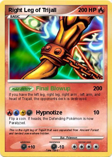 Pokemon Right Leg of Trijall