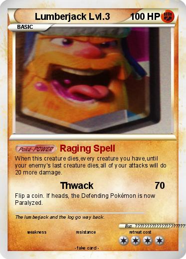 Pokemon Lumberjack Lvl.3