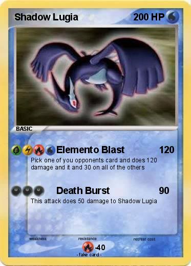 Pokemon Shadow Lugia