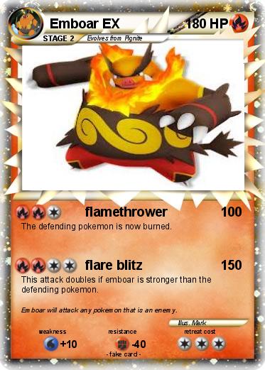 Pokemon Emboar EX