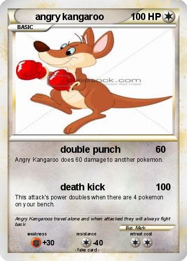 Pokemon angry kangaroo
