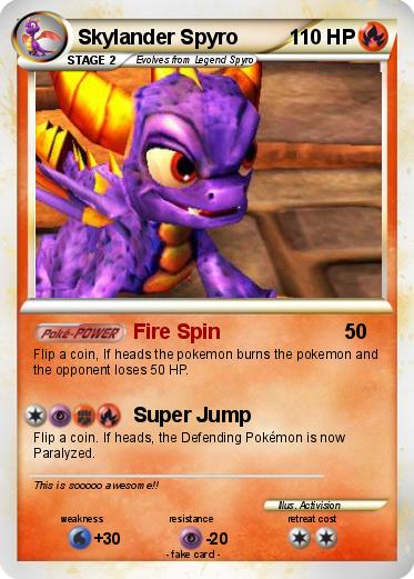 Pokemon Skylander Spyro