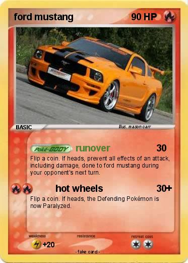 Pokemon ford mustang