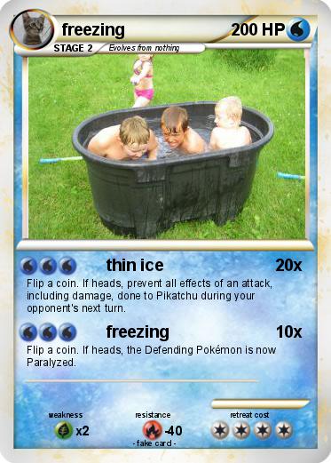 Pokemon freezing