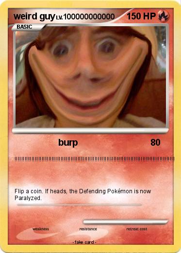 Pokemon weird guy