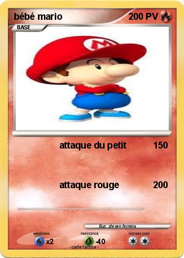 Pokemon bébé mario