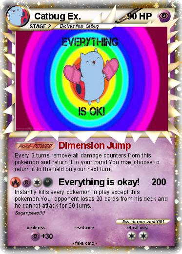 Pokemon Catbug Ex.