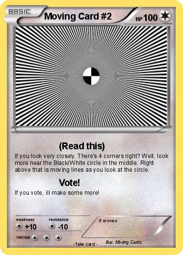 Pokemon Moving Card #2
