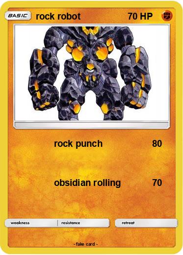 Pokemon rock robot