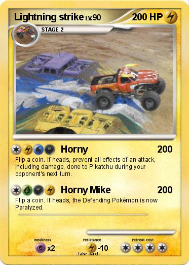 Pokemon Lightning strike