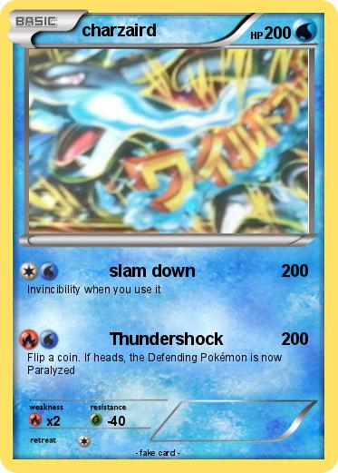 Pokemon charzaird