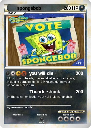 Pokemon spongebob