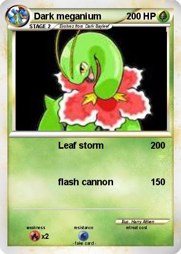 Pokemon Dark meganium