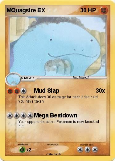 Pokemon MQuagsire EX