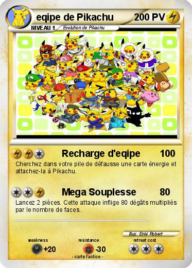 Pokemon eqipe de Pikachu