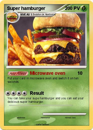 Pokemon Super hamburger