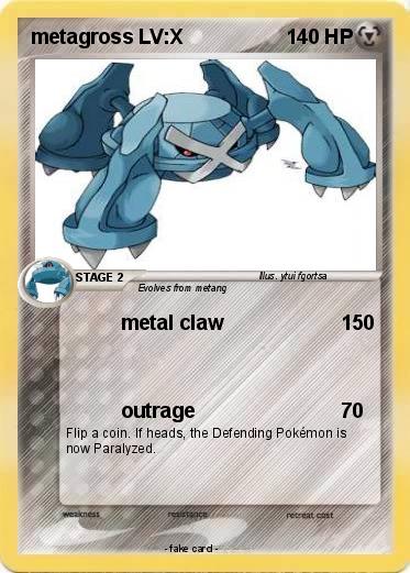 Pokemon metagross LV:X