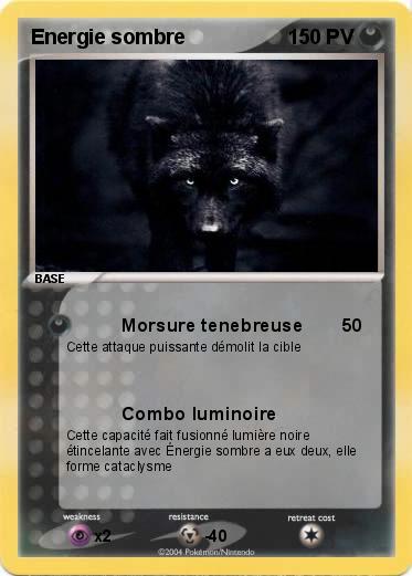 Pokemon Energie sombre