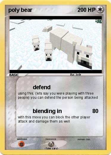 Pokemon poly bear